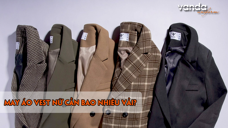 Vest nam cao cấp 6 cúc màu KEM  form Hàn Quốc  Chất vải đẹp  Quần có